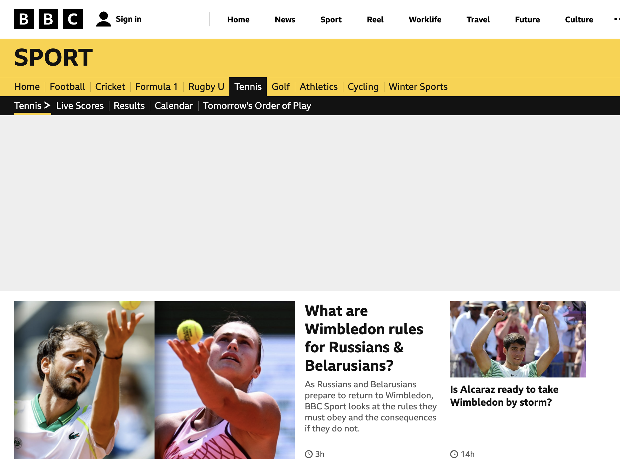 BBC SPORT, Tennis, Rules and Equipment